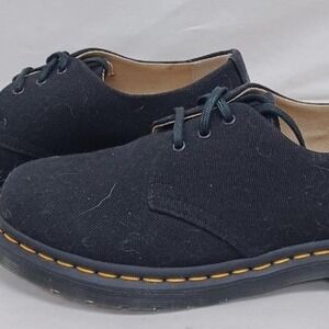 Dr. Martens black canvas shoes #goth #punk #alternative #comfort #quality
